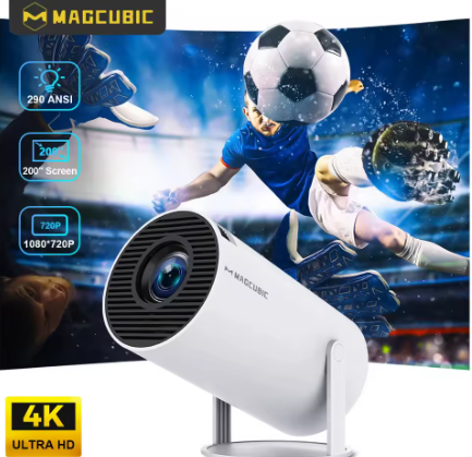 MAGCUBIC Projector HY300 PRO 8K Android 14 Dual Wifi6 290ANSI Allwinner H726 BT5.4 1080P 1280*720P Home Cinema Outdoor Projetor