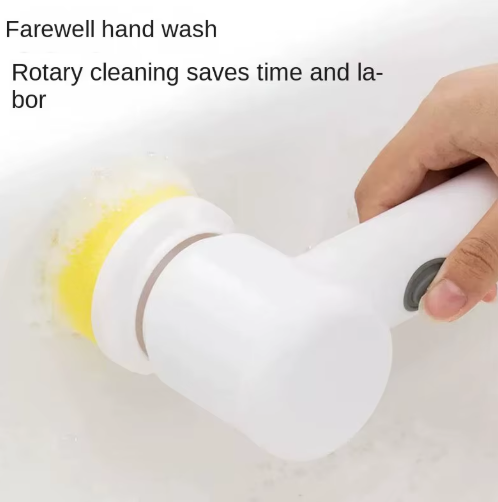 Multi-functional Electric Cleaning Brush for Kitchen and Bathroom - Wireless Handheld Power Scrubber for Dishes, Pots, and Pans