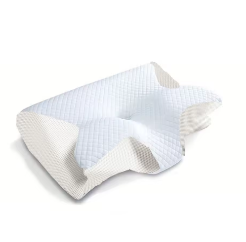 1pc Memory Foam Cervical Pillow, 2 in 1 Ergonomic Contour Orthopedic Pillow for Neck Pain, Contoured Support Pillows,Neck Pillow