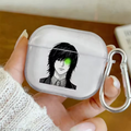 Japan Anime Mikami Teru Yagami Light‌ for Death Note Case TPU Case for AirPods 4 Pro 3 Clear Transparent Bluetooth Earphone Case